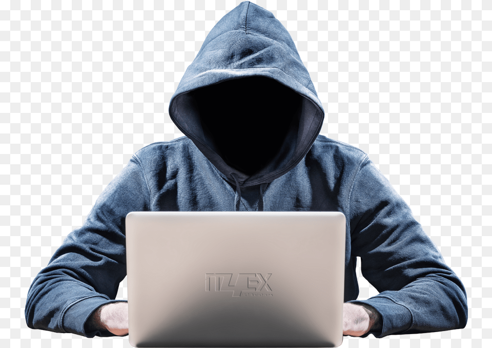 Hacker, Sweatshirt, Sweater, Pc, Laptop Png Image