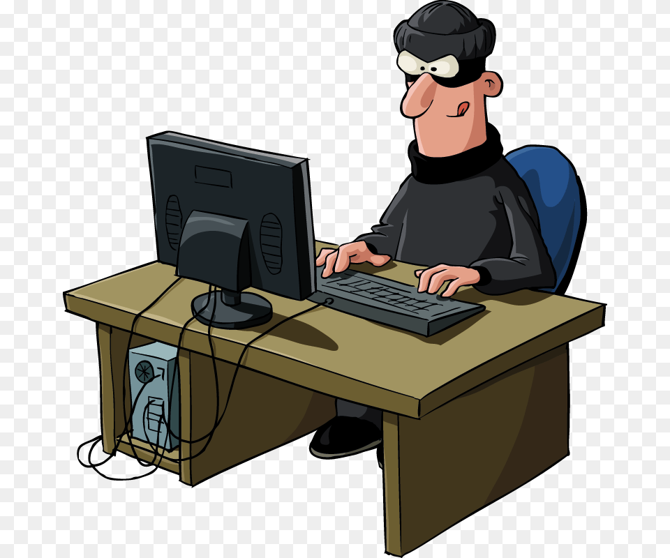 Hacker, Computer, Table, Electronics, Pc Free Png