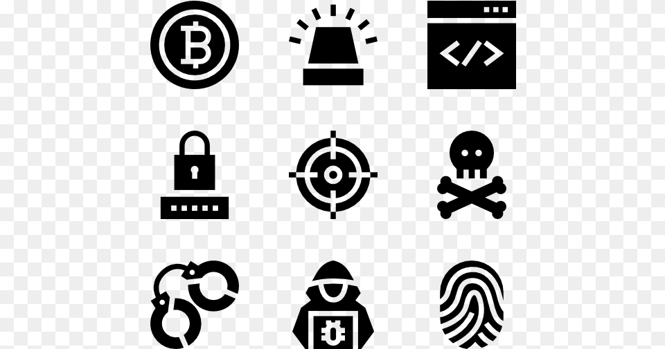 Hacker Icon, Gray Free Png Download