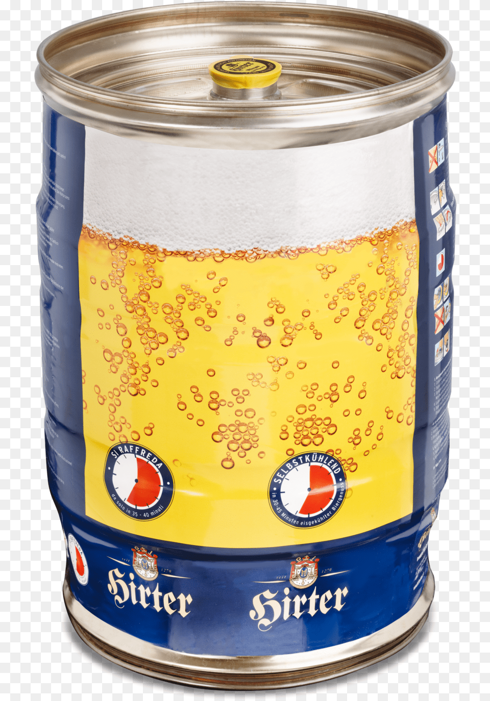 Hacker Pschorr Weisse, Alcohol, Beer, Beverage, Tin Free Png Download