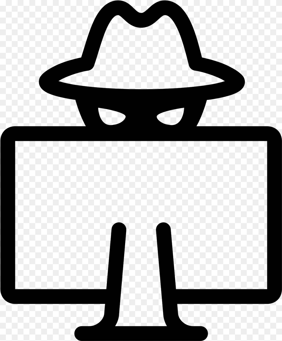 Hacker Security Test Icons, Gray Free Png Download