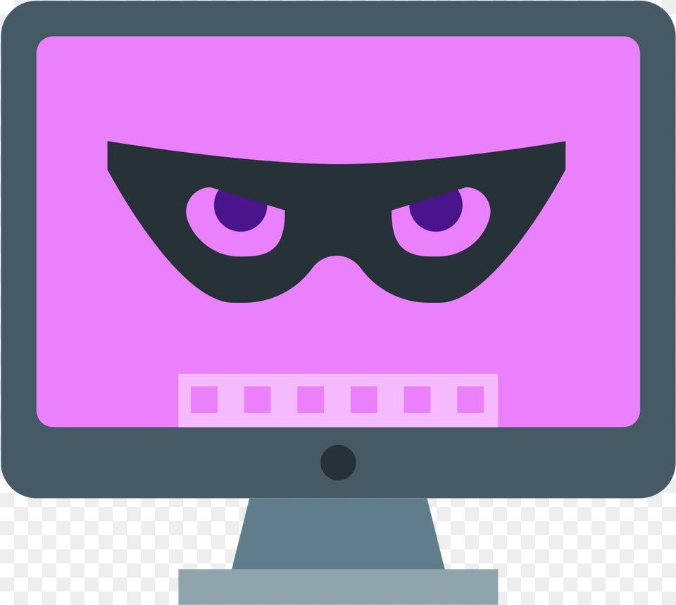 Hacker Vector Computer Icon, Electronics, Pc, Screen, Computer Hardware Free Png Download