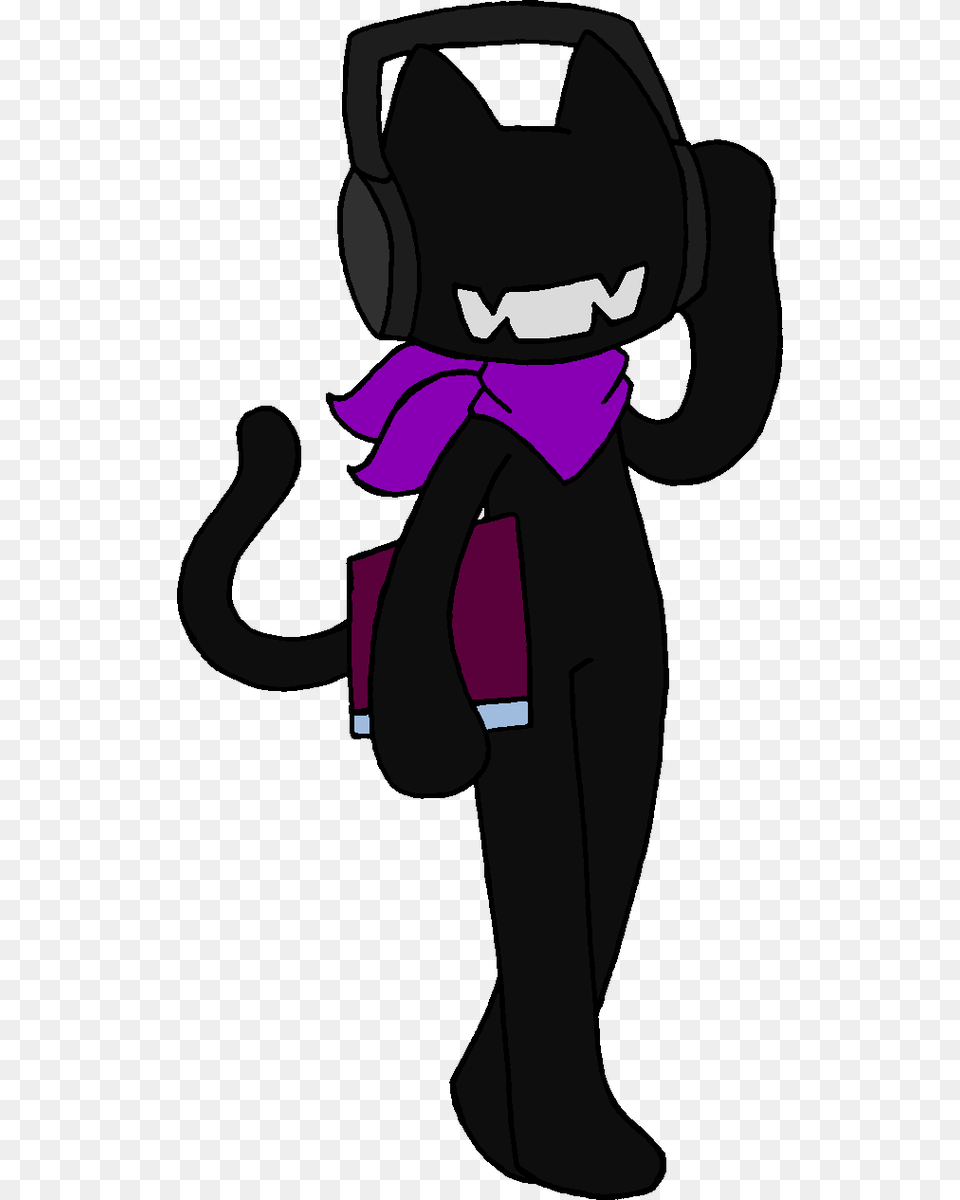 Had The Urge To Draw The Monstercat Mascot Since Yesterday Cartoon, Accessories, Formal Wear, Tie, Person Png Image