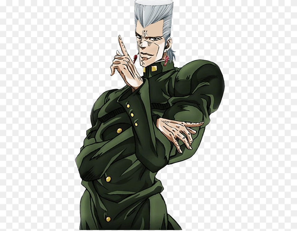 Had This Recent Obsession With Puttng Polnareffu0027s Hair Jojo Bizarre Adventure Kakyoin, Adult, Book, Comics, Female Png