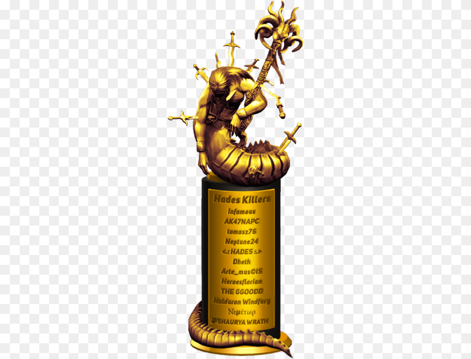 Hades Trophy Statue, Adult, Bride, Female, Person Free Transparent Png