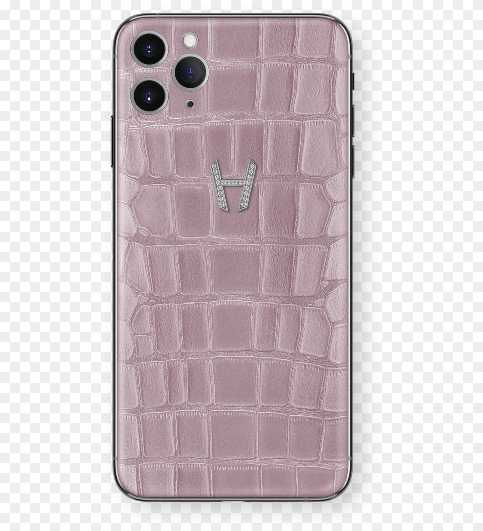 Hadoro Iphone 11 Pro Max Signature Alligator White Gold Diamonds Pink Smartphone, Electronics, Mobile Phone, Phone Free Transparent Png