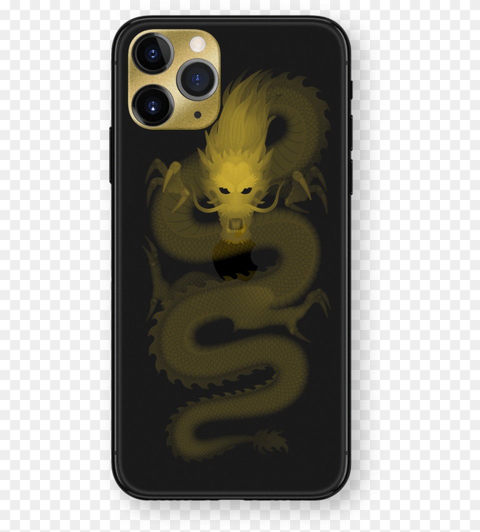 Hadoro Iphone Shadow Dragon 11 Pro Yellow Mobile Phone Case, Electronics, Mobile Phone Free Png Download