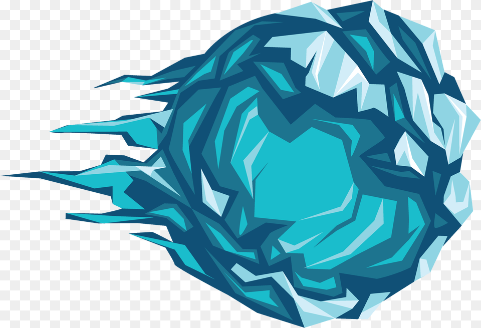 Hadouken, Ice, Accessories, Turquoise, Sphere Png Image