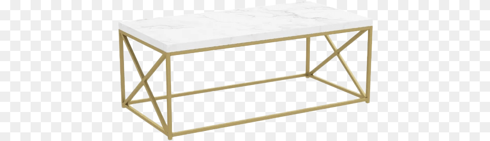 Haggerton Coffee Table Gold Living Room Modern Center Table, Coffee Table, Furniture, Bench Png
