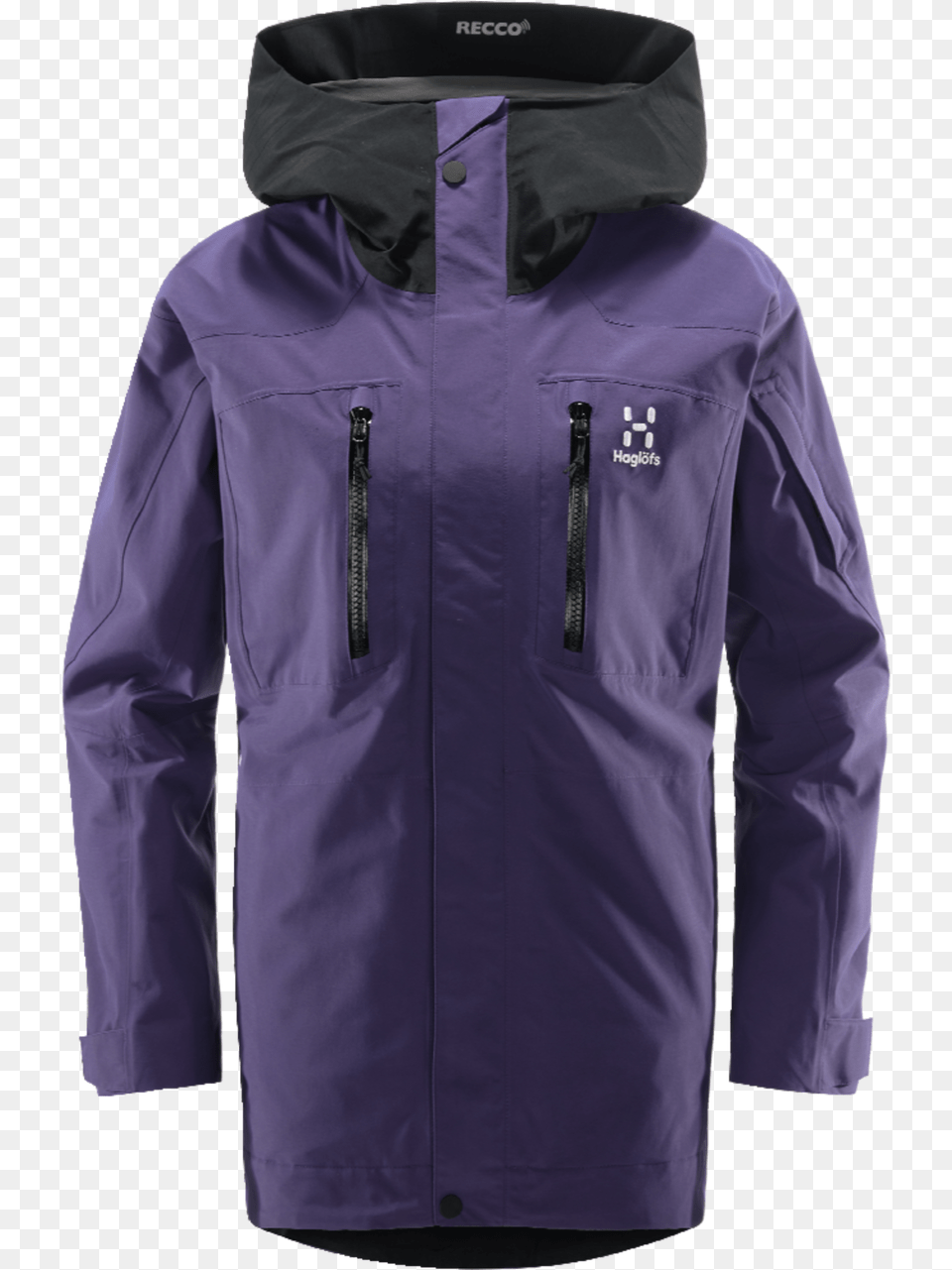 Haglofs Elation Gtx Jacket Women Hooded, Clothing, Coat Free Png