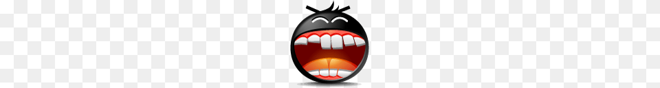 Haha Icon The Blacy Iconset Rokey, Body Part, Mouth, Person, Teeth Free Transparent Png