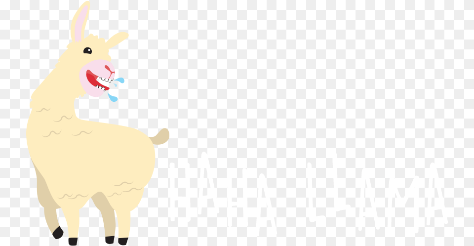 Haha Llama Cartoon, Animal, Mammal, Pig Free Transparent Png