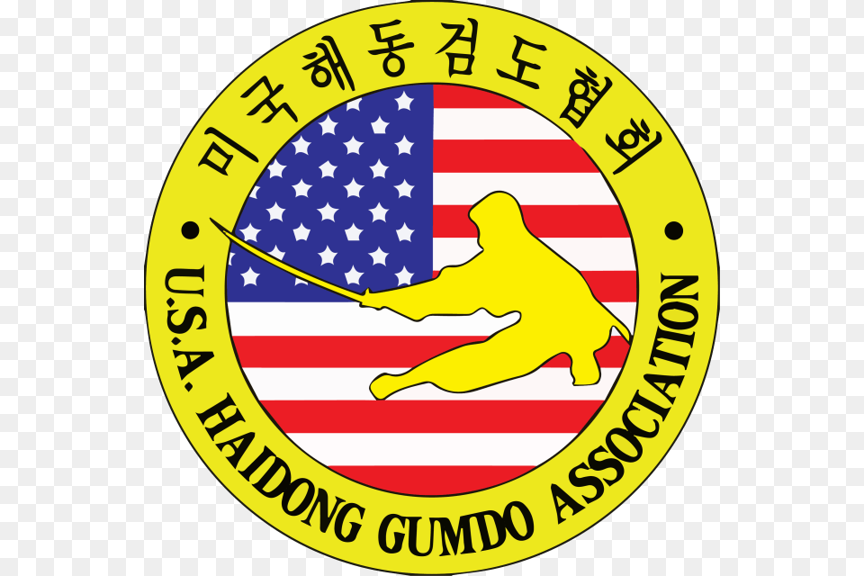 Haidong Gumdo, American Flag, Flag, Logo, Badge Free Png