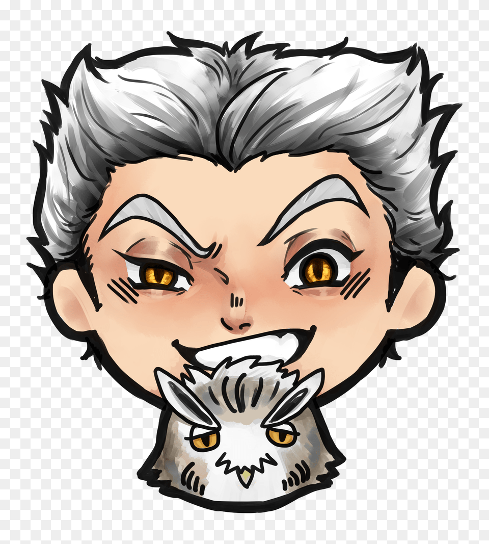 Haikyuu Acrylic Charms Ryonello Tictail, Art, Portrait, Photography, Person Png Image