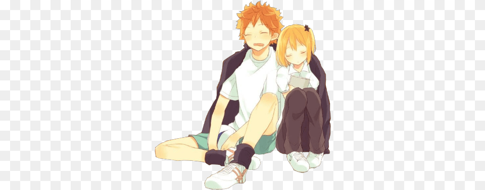 Haikyuu Render Anime Render Hinata Yachi Hinayachi Haikyuu Hinata Y Yachi, Book, Publication, Comics, Person Free Png