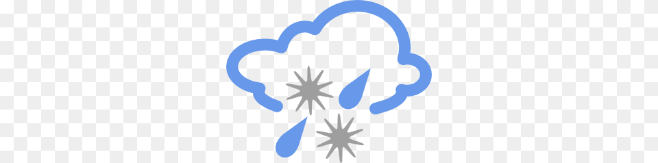 Hail And Rain Weather Symbol Clip Art, Nature, Outdoors, Snow Free Transparent Png