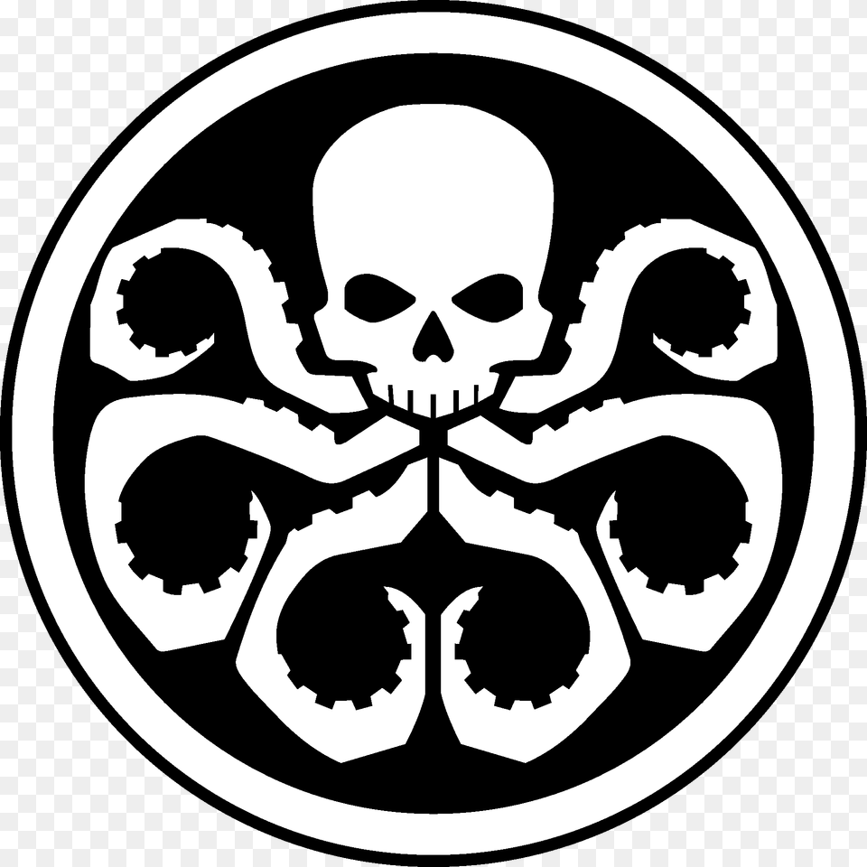 Hail Hydra Hydra Logo Marvel, Stencil, Face, Head, Person Free Png