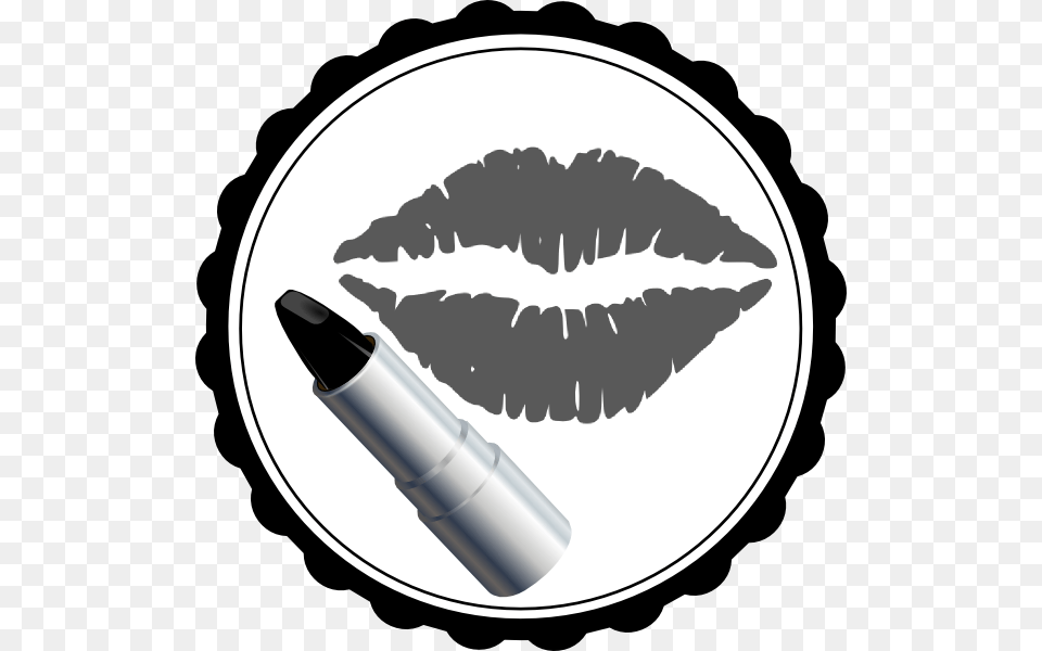 Hair And Makeup Clipart Pink Lips Clipart, Cosmetics, Lipstick, Ammunition, Grenade Free Png
