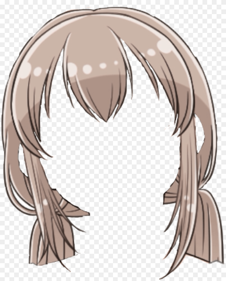 Hair Anime Animehair Brownhair Girl Sticker By Eiaki Cartoon Png Image