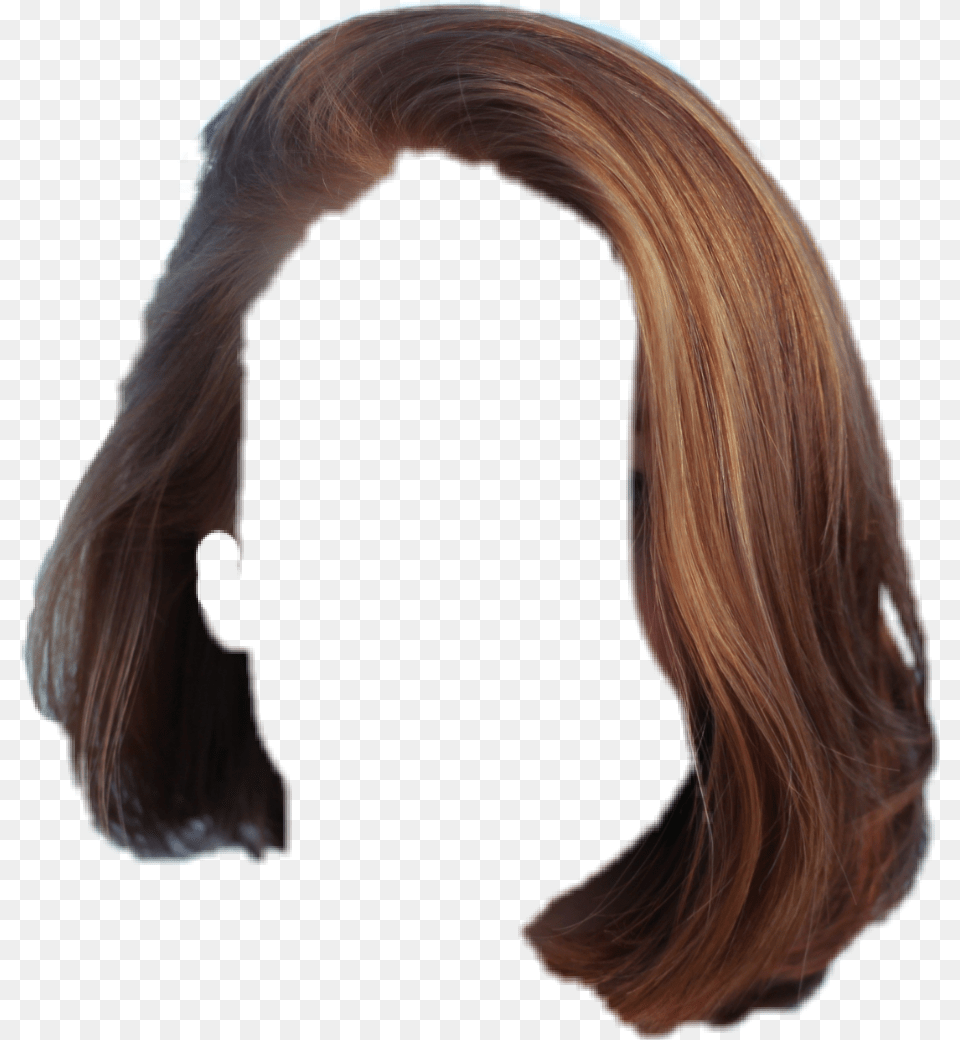 Hair Brunnette Cabelo Penteado Transparent Brown Wig, Adult, Female, Person, Woman Free Png