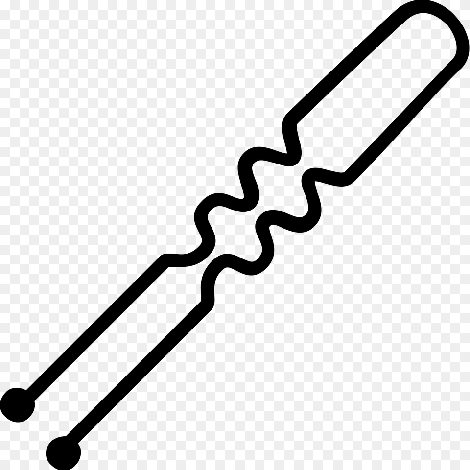 Hair Clip Clipart, Device, Mace Club, Weapon, Screwdriver Png Image