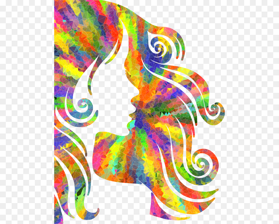 Hair Clipart Colorful, Art, Graphics, Modern Art, Pattern Free Png Download