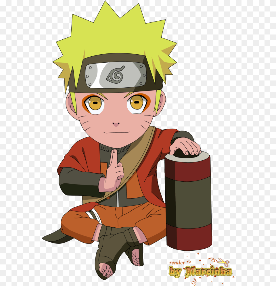 Hair Clipart Naruto Picture Naruto Chibi, Book, Comics, Publication, Baby Free Png