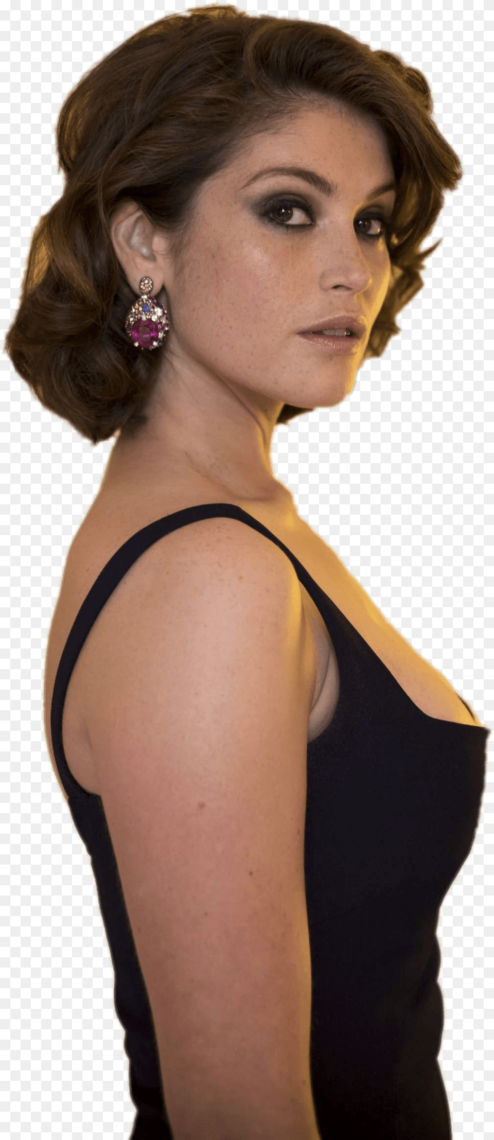 Hair Clipart Side View Gemma Arterton, Accessories, Person, Jewelry, Formal Wear Free Png Download