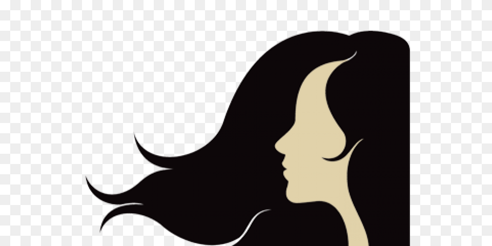 Hair Clipart Transparent Background, Silhouette, Head, Person, Face Png Image