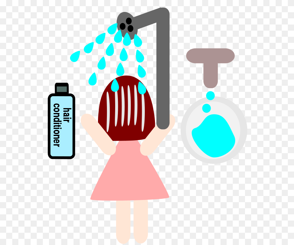 Hair Conditioner Shower Clipart Explore Pictures, Person Png