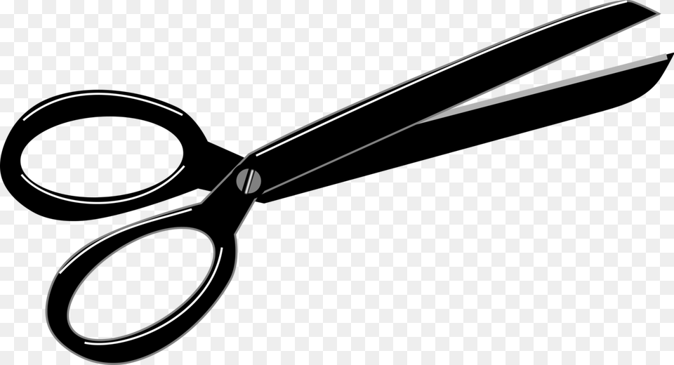 Hair Cutting Shears Cartoon Scissors Drawing, Blade, Weapon Free Png Download