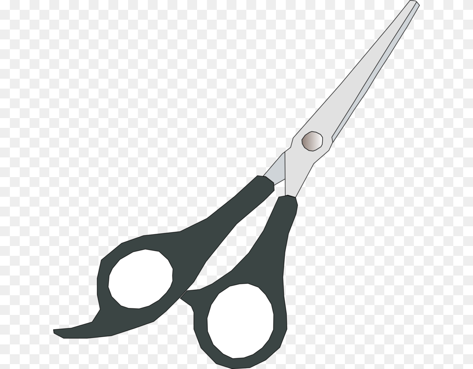 Hair Cutting Shears Hairdresser Scissors Comb, Blade, Weapon, Dagger, Knife Png Image