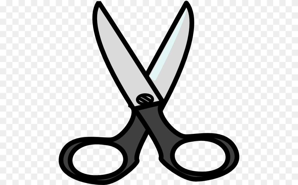Hair Cutting Shears Scissors Clip Art Open Scissors Clipart, Blade, Weapon, Smoke Pipe Free Png Download