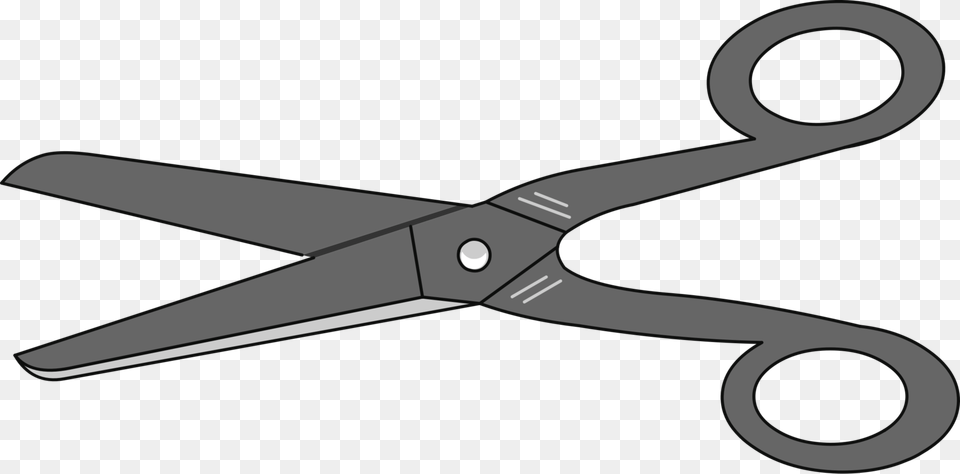 Hair Cutting Shears Scissors Drawing Download, Blade, Weapon, Appliance, Ceiling Fan Free Png