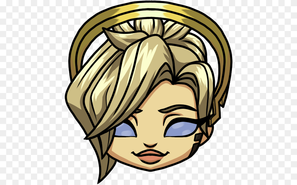 Hair Design Overwatch Vivi Icon, Book, Comics, Publication, Adult Free Png Download