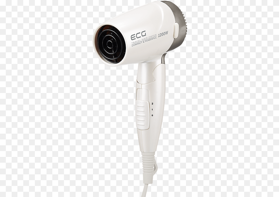 Hair Dryer Your Way Ecg Vv 1200 Travel S Fn Na Vlasy, Appliance, Blow Dryer, Device, Electrical Device Free Png Download