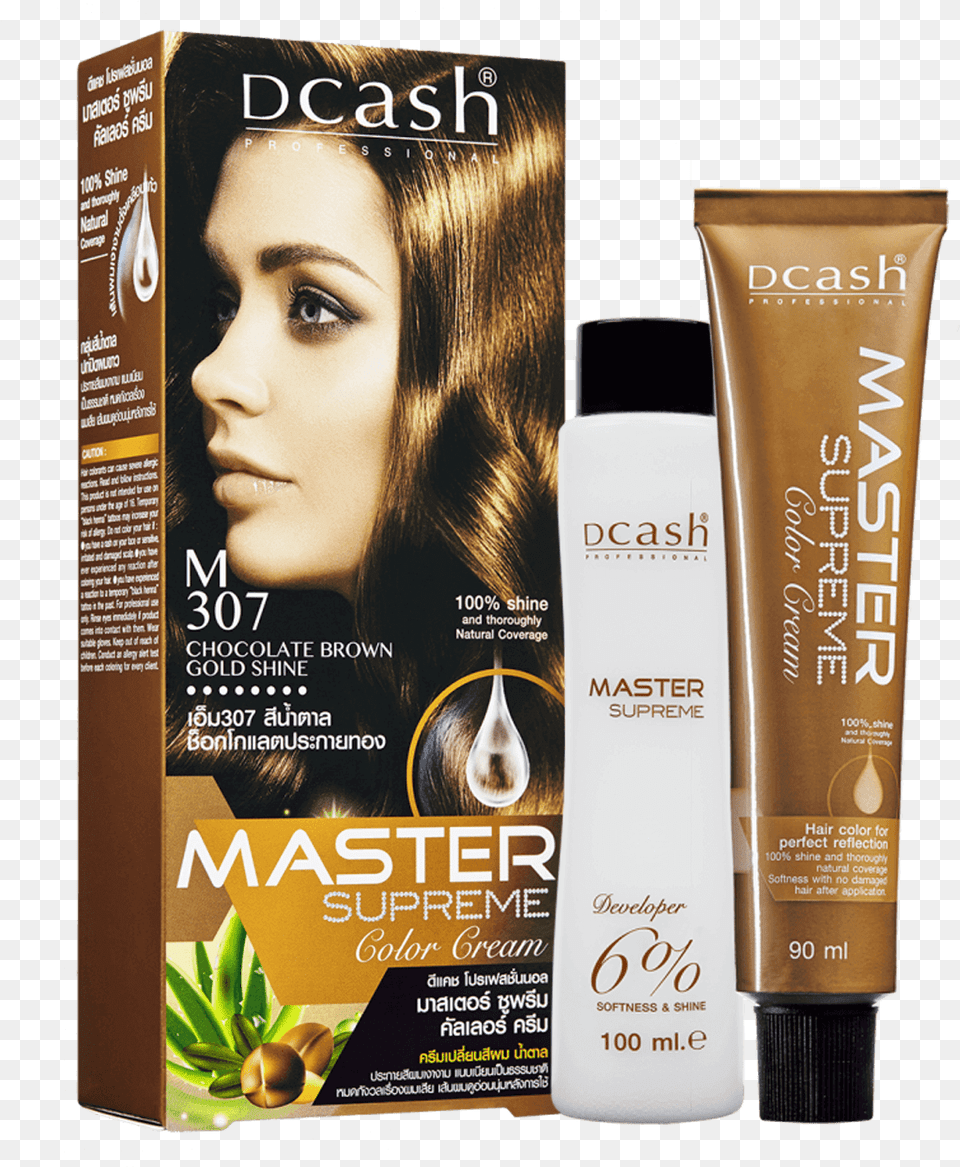Hair Dye Professional Permanent Color Cream D Cash U0027master Dcash Master Supreme M307, Bottle, Adult, Face, Female Png