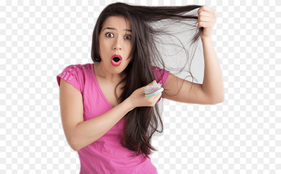 Hair Fall, Person, Head, Face, Brush Free Transparent Png