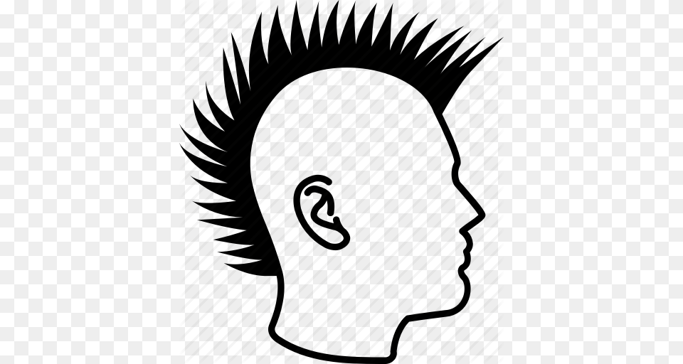 Hair Haircut Male Man Mohawk Punk Rock Icon, Mohawk Hairstyle, Person, Body Part, Face Free Png Download