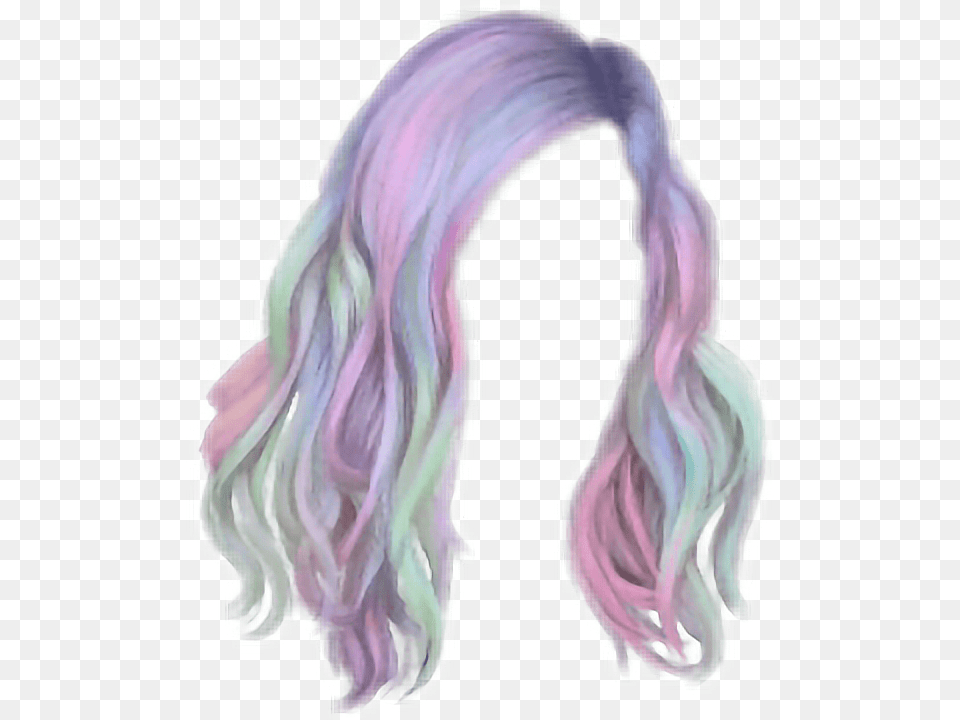 Hair Hairstyle Unicorn Unicornhair Unicorn Hair, Adult, Female, Person, Woman Free Transparent Png