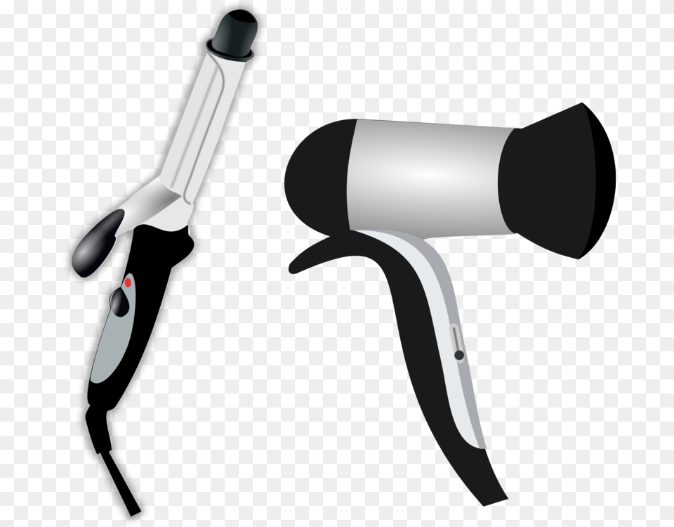 Hair Iron Hair Dryers Beauty Parlour Hairstyle, Appliance, Blow Dryer, Device, Electrical Device Free Png Download