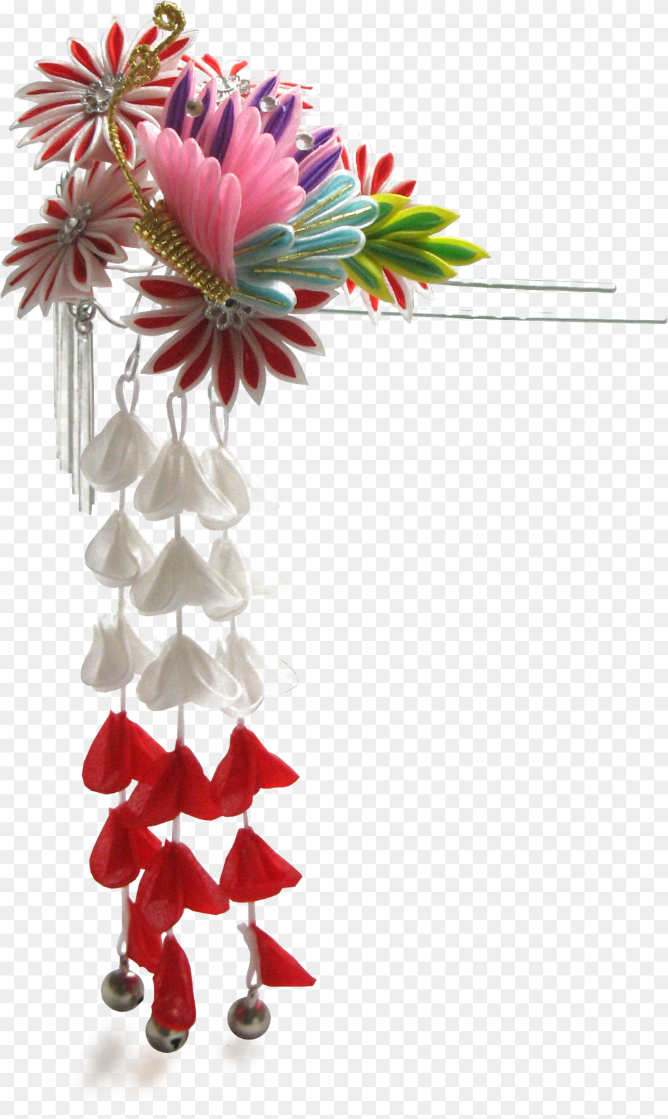 Hair Ornaments Download Kanzashi Tsunami Tutorial, Flower, Flower Arrangement, Petal, Plant Png Image