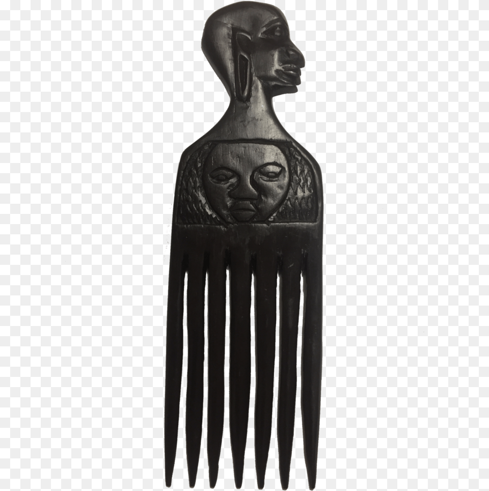 Hair Pick Statue, Person, Face, Head, Cutlery Free Png