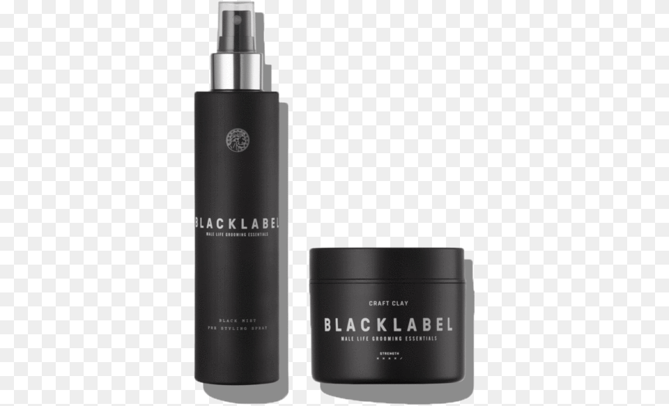 Hair Products In Black Bottle, Cosmetics, Perfume Free Png Download