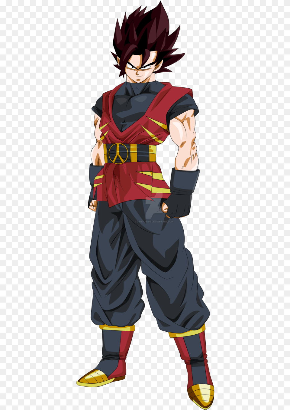 Hair Revised A Bit By Zargon150 Dragon Ball Oc Male, Book, Comics, Publication, Adult Png