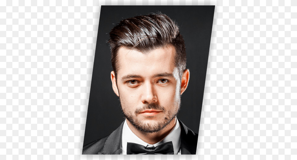 Hair Spa Shiny Tuxedo Bald Man Asia, Accessories, Portrait, Photography, Person Png Image
