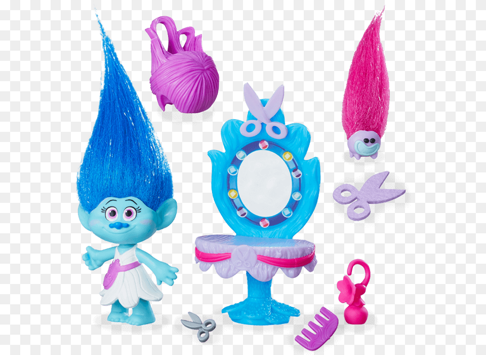 Hair Studio Dreamworks Trolls Maddy39s Hair Studio Story Pack, Clothing, Hat, Toy, Baby Free Png