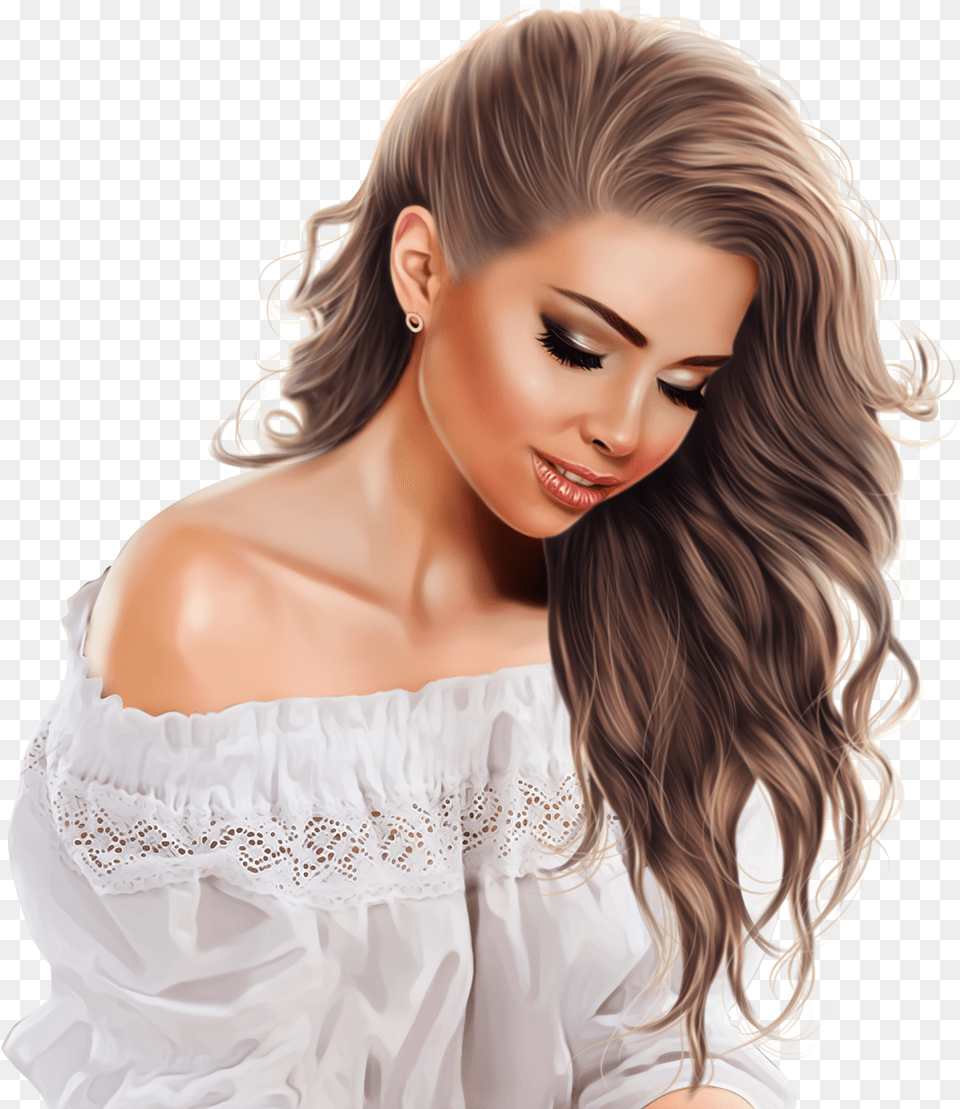 Hair Styles Clipart Tube Femme, Adult, Portrait, Photography, Person Png