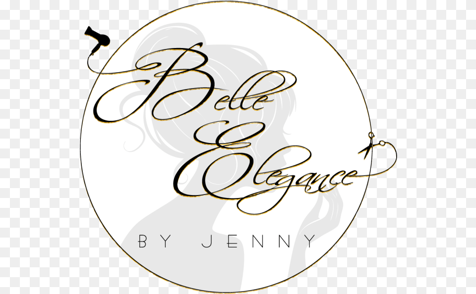 Hair Stylist La Mesa Ca Belle Elegance By Jenny Circle, Text, Handwriting Free Png