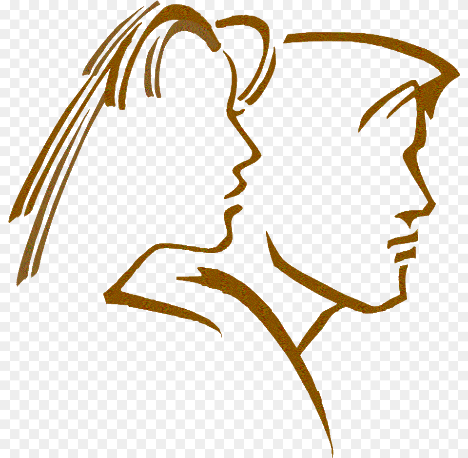 Hair Stylist Logo Men Women Logo, Adult, Female, Person, Woman Png Image
